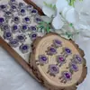 Caja de Cerradura Ruyi de Amatista Natural Cuentas Hechas a Mano Cristal Accesorios para Joyería DIY