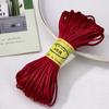 Não. Linha 6 Fios 20m Linha Trançada Nó Chinês DIY Infantil Artesanal Joias Linha Trançada Cordão Trançado para Pulseira Arame