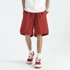 Pantalones Cortos Deportivos Personalizados/Hk9607/2026 Nuevos de Otoño para Hombre, Pantalones Casuales Finos de Cinco Puntos, Seda Helada de Secado Rápido, Talla Grande
