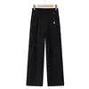 Ropa para mujeres de mediana edad y mayores, pantalones casuales para mamá, pantalones largos rectos holgados, cintura elástica, talla grande, Primavera/Otoño 2026, pantalones para mujeres de mediana edad
