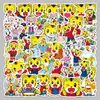 50 Piezas de Pegatinas de Dibujos Animados Qiaohu para Educación Temprana, Impermeables, Adecuadas para Cuadernos, Teléfonos Móviles, Baterías Portátiles y Diarios, Al Por Mayor