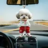 Pendente Criativo para Mochila de Cachorro de Novo Produto Transfronteiriço Ornamento Acrílico para Pendurar no Carro Chaveiro Decorativo de Cachorro Teddy Fofo