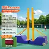 Poste Divisório Multifuncional de Rede para Badminton Escolar Poste de Rede Suporte Dedicado ao Ar Livre para Voleibol Amateur Caseiro