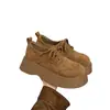 Zapatos Birkenstock de suela gruesa para mujer, nuevo modelo otoño 2026, zapatos Birkenstock versátiles de cobertura total, zapatos pequeños retro de cuero, zapatos casuales de cordones de una sola pieza
