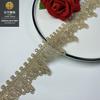 Encaje dorado 4cm soluble en agua escote código de barras bordado accesorios ropa de mujer encaje puño accesorios ropa Lolita