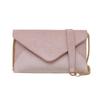 Bolso de Mujer de Moda 2026 Nuevo Modelo Cadena de Pedrería Bolso Cuadrado Pequeño Bolso de Hombro Individual Cruzado Tipo Sobre Lindo Mini Bolso de Noche