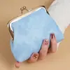 Atacado de Fábrica Carteira Moda Feminina Mini Versátil Estudante Porta-moedas Celebridade da Internet Clipe Bolsa de Moedas Carteira de Duplo Propósito