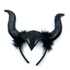 Hebilla de Cuerno de Demonio para Halloween Aro para el Cabello Accesorios para Fiesta de Disfraces de Fantasma Accesorios para Fiesta de Graduación Cuerno de Toro Headwear Hechizo