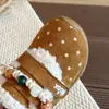 Zapatos Deportivos Cálidos Engrosados de Terciopelo Plus con Lunares Casuales Estilo Academia para Niñas Otoño Invierno Nuevos Zapatos de Algodón con Velcro para Niños Medianos y Grandes