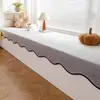 Novo Tapete de Chenille para Bay Window, Adequado para Todas as Estações, Sensação de Luxo, Lavável à Máquina, Tapete Antiderrapante para Peitoril de Janela de Quarto, Tapete de Varanda