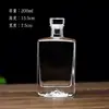 Botella de licor 2-2 botella de vino pequeña vidrio vacío 100ml con tapa botella de degustación 250ml medio kilo
