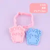 Serie de Conejos con Dibujo Lineal Molde para Galletas 3D Realista Prensa para Galletas Fondant DIY Esencial para Hornear