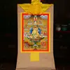 Pinturas Decorativas Thangka de Xizang con Salón de Buda Flor de Loto Nacida Gran Thangka Maestro de Loto Ocho Budas Cambiantes Thangka Pinturas Colgantes