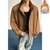 2026 HJ26007 jaqueta forrada de fleece, oversized, grossa, estilosa, tamanhos M-5X, HM26808 - Especial P39