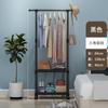 Cabideiro Simples Haste para Pendurar Roupas de Dormitório Quarto Secador de Roupas Móvel Barra Horizontal Quarto Dormitório Universitário Haste para Pendurar Roupas Novo Produto