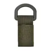 Correa exterior tejida engrosada mosquetón colgante gancho para llavero de coche hebilla de liberación rápida de accesorio molle nylon