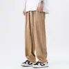 Pantalones Rectos Estilo Americano High Street para Hombre de Primavera y Otoño Sueltos Talla Grande Marca de Moda Dummy Pierna Ancha Casual Pantalones Wei para Hombre