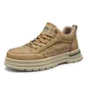 Botas de Trabajo de Tobillo Estilo Británico para Exteriores para Hombre Otoño/Invierno Nuevo Estilo Suela Gruesa Aumentadoras de Altura Antideslizantes para Viajar Dr. Botas Martens