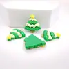 Funda de Teléfono de Reno de Santa Claus de Dibujos Animados Mediana Accesorios para el Cabello diy Material de Resina Accesorios Navideños