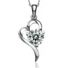 2026 Nuevo Collar con Colgante de Zirconia Brillante en Forma de Corazón Cadena Versátil para Clavícula para el Trabajo Diario Joyería de Regalo para Novia o Mejor Amiga
