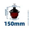 Aparelho de Secagem Laboratório-Tamanho Aspirador Placa Cerâmica Marrom Transparente Pote à Prova de Umidade Instrumento Químico Industrial Recipiente de Vidro para Secagem