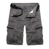 En stock venta al por mayor directo de fábrica algodón puro lavado multi-bolsillos ropa de trabajo pantalones de cinco puntos para hombre descuento por gran cantidad