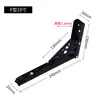 Suporte de Carga Tipo F em Aço Inoxidável Suporte para Parede Divisória Suporte Triângulo Dobrável Suporte Espessado para Prateleira Venda por Atacado