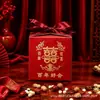 Colección Nueva 2026: Cajas de Dulces "Mi Familia es Feliz", Recuerdos de Boda y Compromiso Estilo Chino, Cajas Cuadradas Vacías de Alta Gama, Al Por Mayor