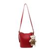 Bolso Cruzado de Moda Transfronterizo, Bolso de Cubo Casual de Moda para Primavera y Verano, Textura Simple, Bolso Nuevo, Bolso de Hombro Versátil para el Trabajo