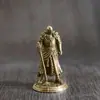 Figurillas de modelo de dragón de cobre macizo y soldado subterráneo, juguetes de cobre blanco y latón, adornos para juegos de mesa, piezas de ajedrez para colección