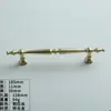 Venda Direta de Fábrica Maçaneta de Porta de Armário em Liga de Zinco Simples Moderna Faixa Longa Dourada Estilo Francês Maçaneta de Gaveta de Armário Guarda-roupa