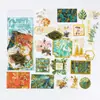 Paquete de pegatinas grandes de papel y estampado en caliente tinta Mo Serie Renacimiento Cuaderno de bocetos Álbum de fotos Pegatinas decorativas DIY 60 8