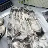 Pantalones Casuales Sueltos de Tinte Tie-Dye Estilo Pintura a Tinta de Cintura Alta Adelgazantes de Verano Delgados de Tela Rectos Pantalones con Protección Solar