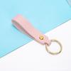 Llavero de material de PU, venta al por mayor, bolso escolar, colgante, moda, creativo, multifuncional, regalo, logotipo imprimible