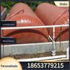 Piscina de biogás de argila vermelha Piscina de biogás macia Equipamento de processamento de biogás para fazenda de sacos de biogás de argila vermelha