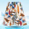 Traje de Baño Nuevo de Playa para Hombre Suelto Talla Extra Traje de Baño Moda Ocio Entretenimiento Vacaciones en la Costa Traje de Baño para Aguas Termales