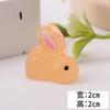 Adornos de Micro Paisaje Resina 3D Conejo Luminoso DIY Funda de Teléfono Llavero Decoración de Refrigerador Materiales Venta al por Mayor Hecho a Mano