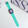 Para Apple iwatch8 Generación Correa Universal Transparente Completa Correa de Resina Jelly Límite Glaciar Ultra49mm