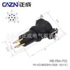 Zhengcheng M8Smd Conector Smd 3 4D5B6 Núcleo Socket de 8 Pines Conector Hembra de Reflujo Tipo de Interfaz de Plástico