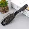 Peine de Cojín para Peinar el Cabello, Peine de Acero, Peine Curvador de Plástico con Bolsa de Aire Antiestático, Cuidado del Cabello, Procesamiento Personalizado