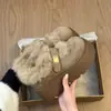 Sapatos de algodão fofos de sola grossa versáteis de moda retrô para mulheres, novo popular da moda de inverno plataforma estilo Birkenstock