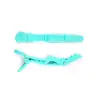 Clip de cocodrilo de color caramelo para venta al por menor, clip de pico de pato, clip de posicionamiento para partición de permanente y tinte, herramienta de peluquería, accesorios para el cabello para mujer, pasador de pelo, peluquería