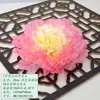 Cabeza de Flor de Peonía Simulada Hecha a Mano DIY Accesorios de Flores Artificiales Boda Arreglo de Pared de Flores para Bodas Adorno para la Cabeza Pasador Accesorios de Baile