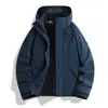Chaqueta funcional 3 en 1 para mujer para exteriores, chaqueta a prueba de viento e impermeable estilo montaña para hombre para senderismo y actividades al aire libre