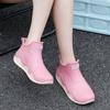 Sapatos de chuva de casal de tubo curto transfronteiriço Sapatos masculinos de cano baixo Estilo coreano Sapatos de água Fundo grosso Boca rasa Sapatos de borracha de cozinha antiderrapantes para homens e mulheres