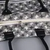 Bolsas de Lona Laminada en Stock, Bolsas Tote Promocionales 3D Personalizadas, Bolsas Tote de Algodón con Pintura Artística al Tinta