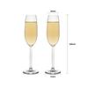 Conjunto de Taças de Champanhe de Cristal Europeu de Alto Aspecto Copo de Coquetel Doméstico Taça de Vinho Branco Cálice Atacado