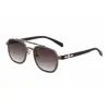 Gafas de sol de moda cuadradas europeas y americanas 2026 para hombre, Gafas de sol retro de doble puente para exteriores con protección UV para hombre, Transfronterizo