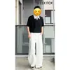 Pantalones de traje de corte limpio para ocio urbano otoño estilo old money relajados para hombre nuevo producto plisados de pierna recta ligero acampanados largos