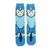 Calcetines de Moda para Deportes al Aire Libre, Calcetines Creativos de Media Pantorrilla Europeos y Americanos, Fabricante de Algodón, Calcetines de Dibujos Animados Transfronterizos, Calcetines de Algodón Personalizados para Skateboard, Absorbentes de Sudor